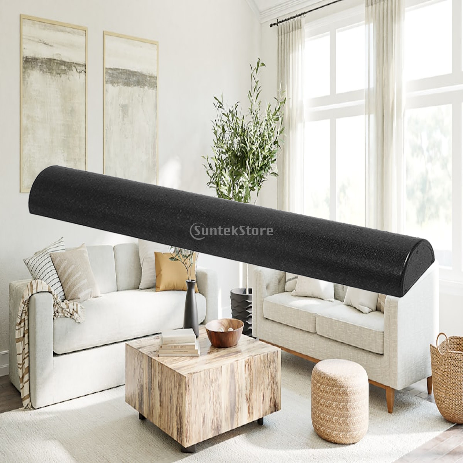 Pilates Yoga Block Exercises - Pilates Exercise Half Round Foam Roller