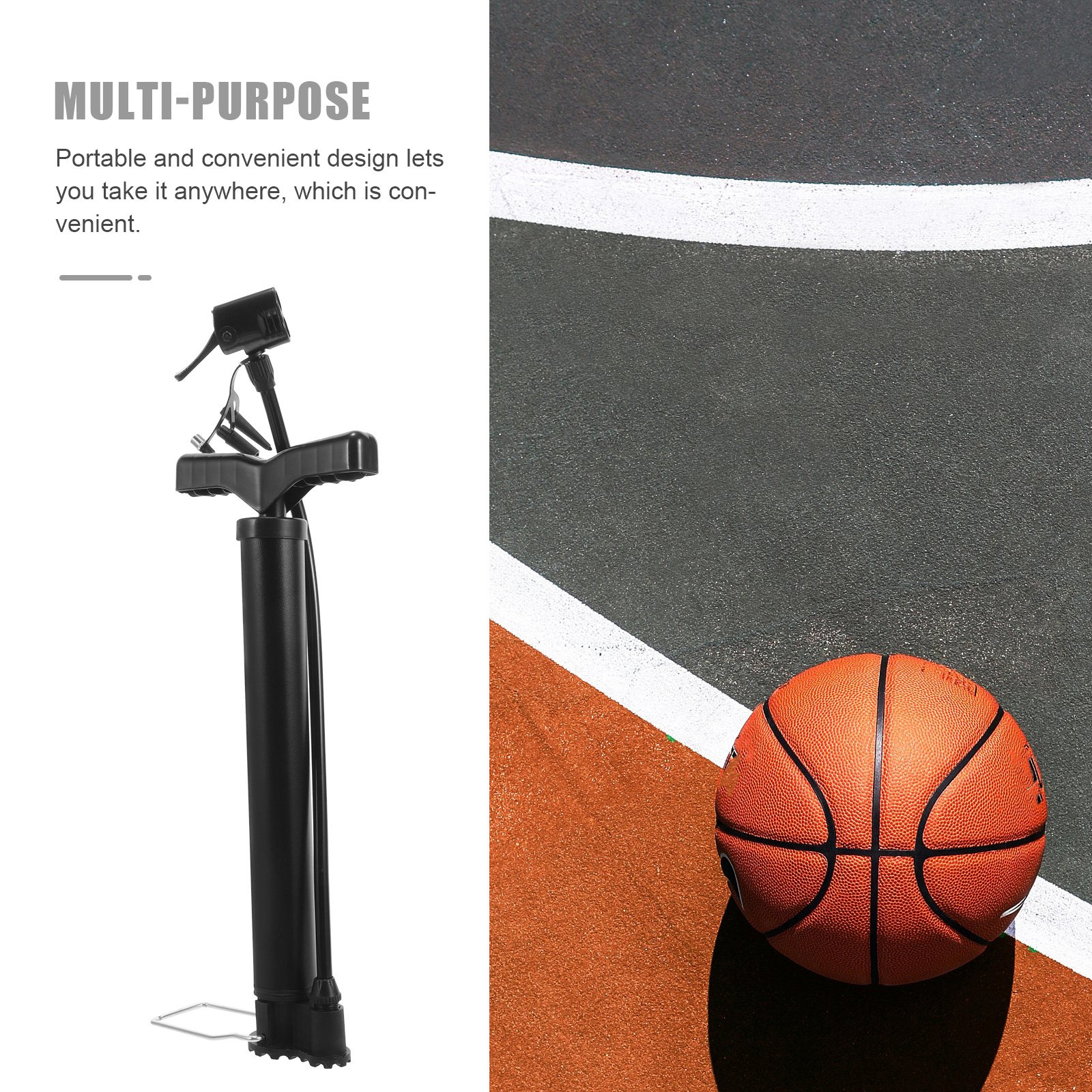Heavy Duty Steel Ball Pump Por - Pilates With Yoga ulasan dan harga