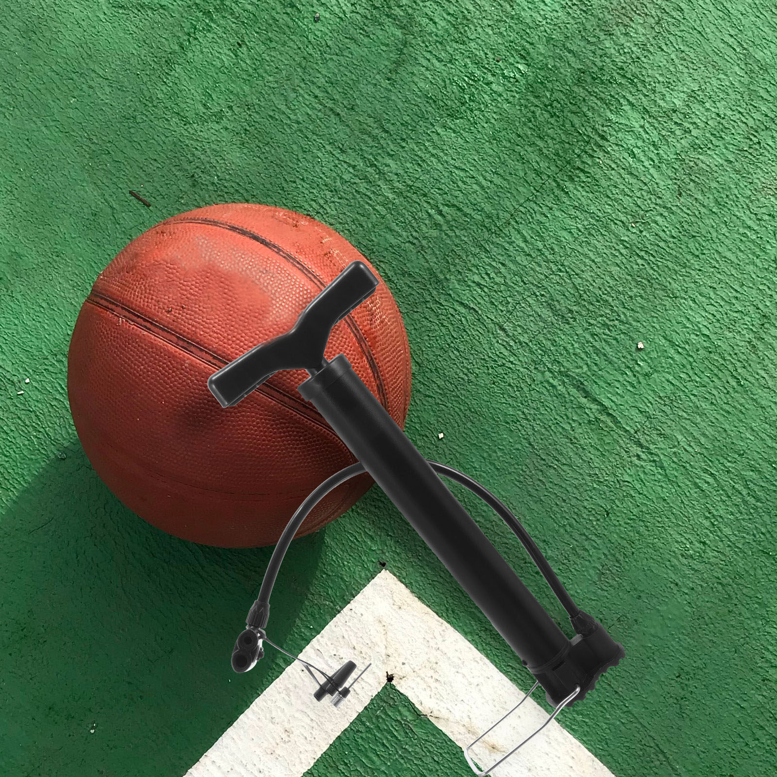 Heavy Duty Steel Ball Pump Por - Pilates With Yoga ulasan dan harga