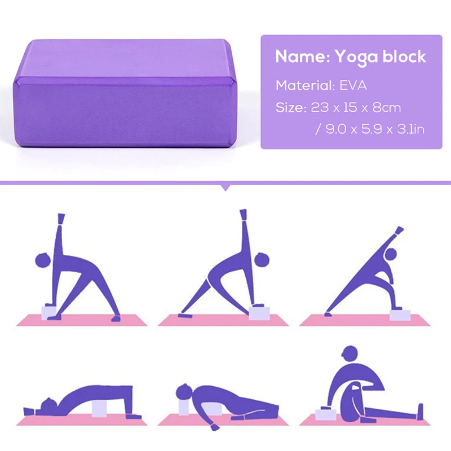 5Pcs Yoga Ball Kits And Sets   - Pilates Yoga Block Exercises ulasan dan harga