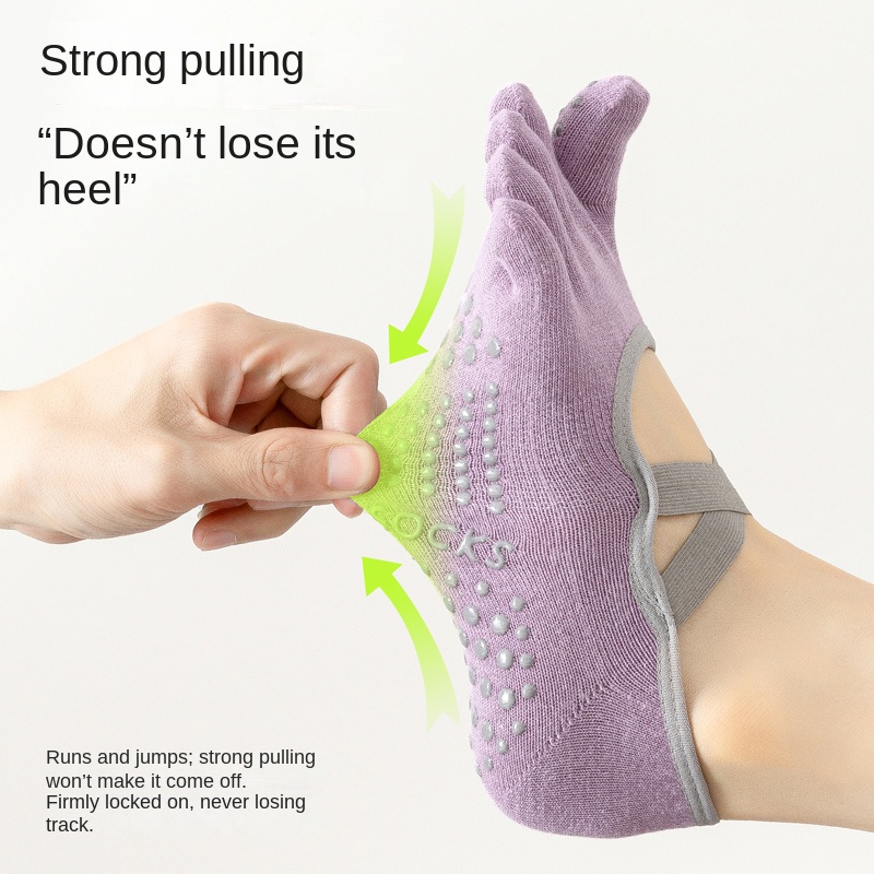 Women Non-Slip Five-Toe Yoga S - Pilates With Yoga ulasan dan harga