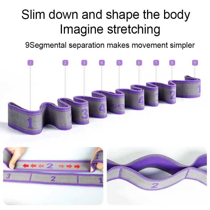 Beginner Elastic Resistance Ba - Pilates Yoga Stretching ulasan dan harga
