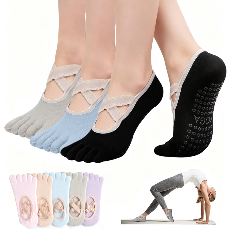 Ladies Non-Slip Pilates Socks  - Pilates With Yoga ulasan dan harga