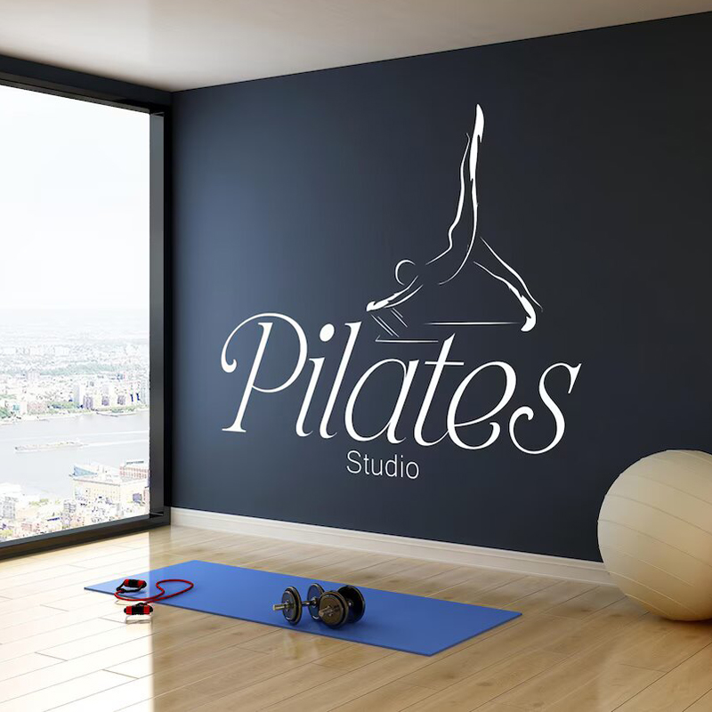 Pilates Studio Sticker Wall De - Pilates Yoga Quotes ulasan dan harga