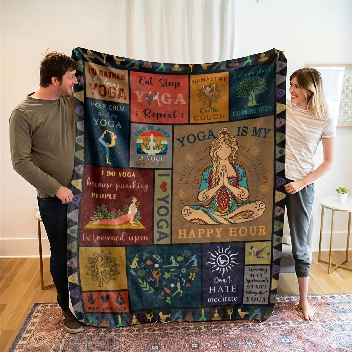 Cozy Yoga Blanket for Women -  - Pilates Yoga Quotes ulasan dan harga