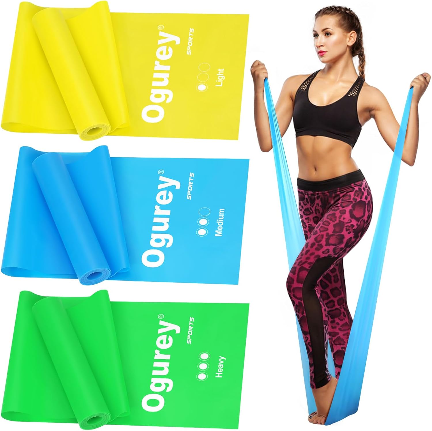 Resistance Bands, Professional - Pilates Yoga Stretching ulasan dan harga