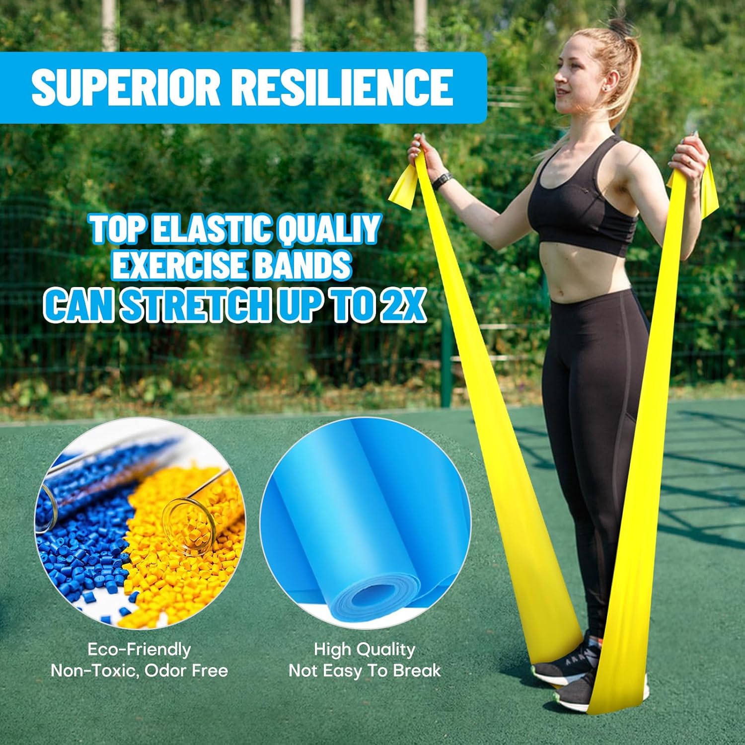 Resistance Bands, Professional - Pilates Yoga Stretching ulasan dan harga