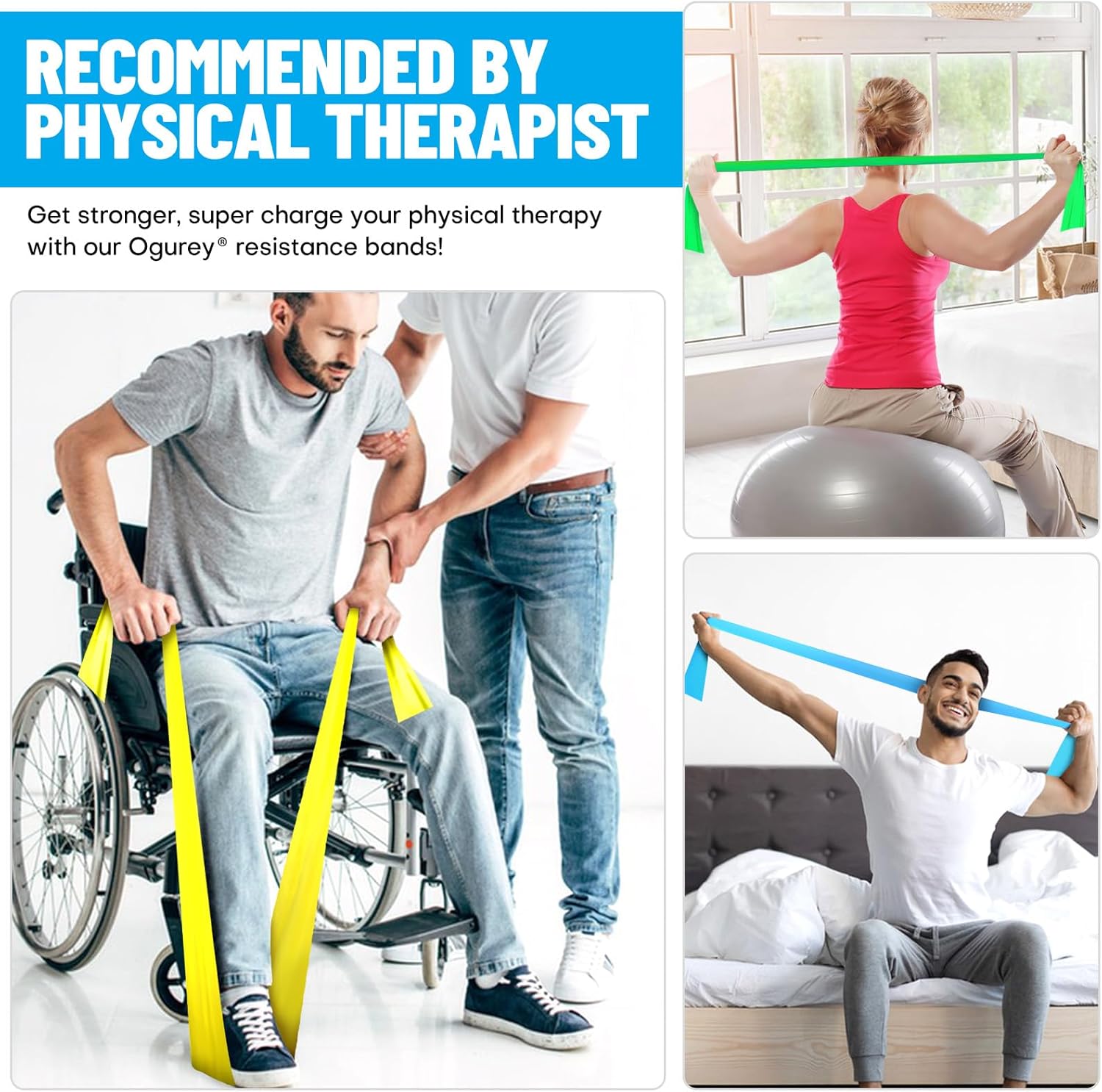 Resistance Bands, Professional - Pilates Yoga Stretching ulasan dan harga