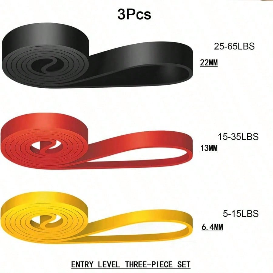 5pcs/Set Resistance Bands Kit, - Pilates Yoga Stretching ulasan dan harga