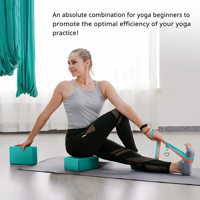 1PC Yoga Building Blocks Cubes - Pilates Yoga Block Exercises ulasan dan harga