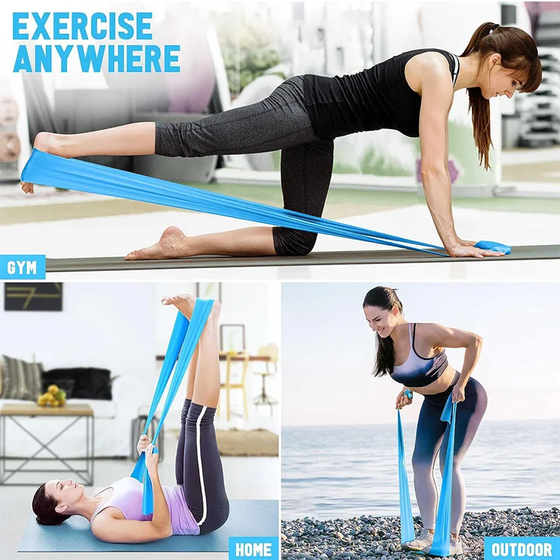 Elastic Yoga Fitness Bands Yog - Pilates Yoga Stretching ulasan dan harga