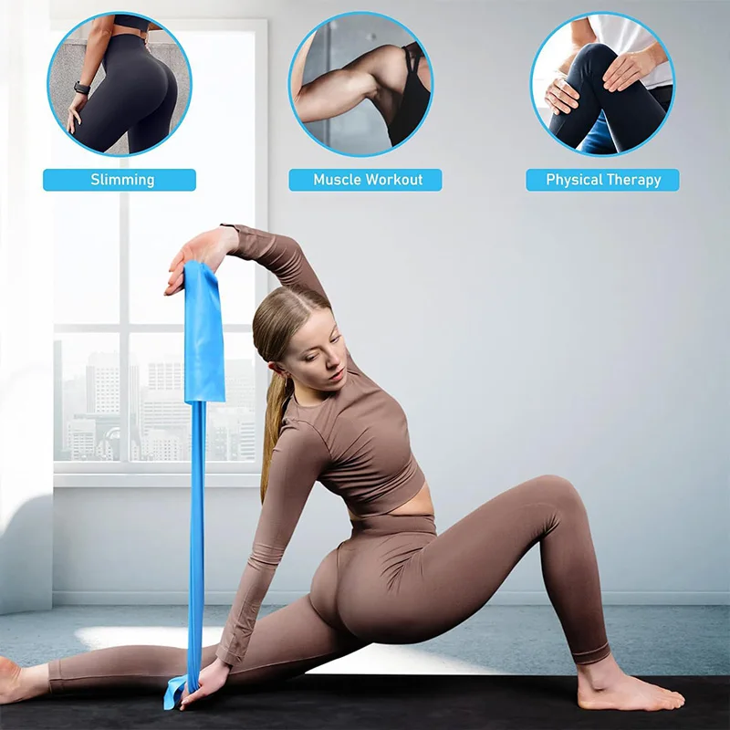 Elastic Yoga Fitness Bands Yog - Pilates Yoga Stretching ulasan dan harga